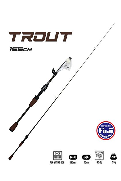 Fujin Trout 165cm 05-6gr Teleskopik Alabalık Kamışı - Fiyatı