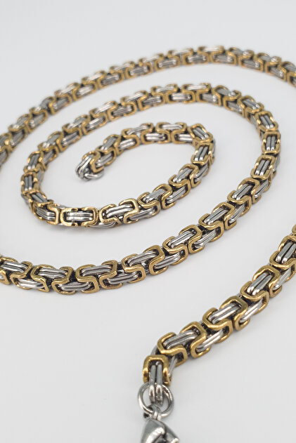 Double Color King Necklace – Modern, Powerful, and Masculine Style | Stainless Steel