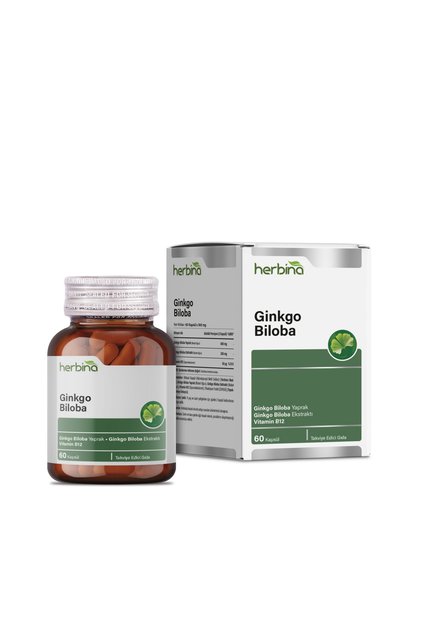Ginkgo Biloba Vitamin B12 60 Kapsül