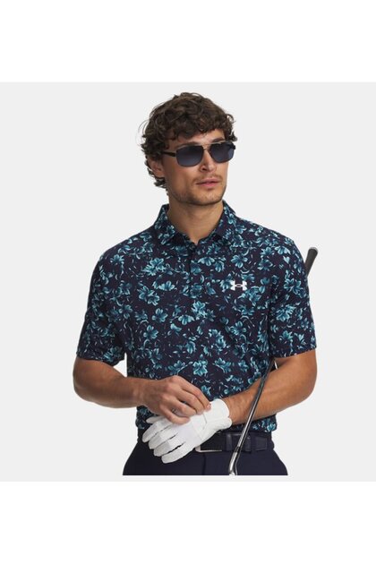 Erkek UA Matchplay Baskılı Polo T-Shirt 6009800-411