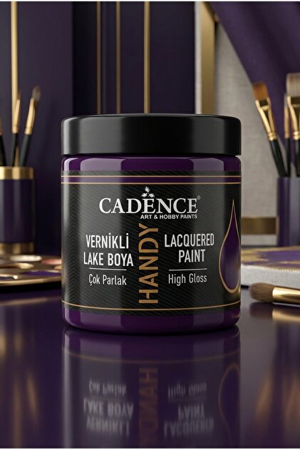 Cadence Handy Lake Parlak L040 Koyu Mor 250 ml Boya Tüm Yüzeyler
