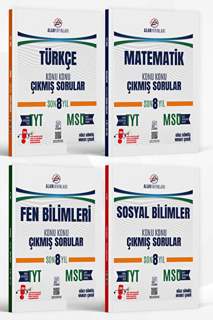 Alan Yayınları TYT MSÜ Türkçe Matematik Fen Bilimleri Sosyal