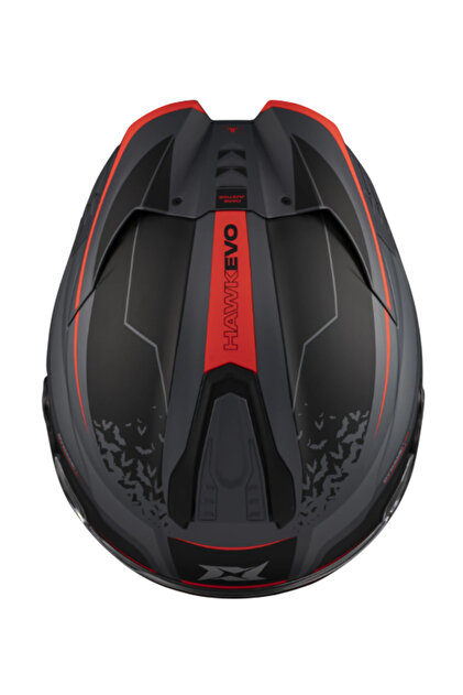 Axxis Motosiklet Kaskı Hawk Evo SV Dark Justice C1 Motorcu Kaskı