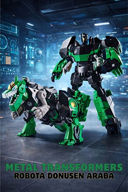 トランスフォーマー TRENDZONE Oyuncak Metal Gövdeli Robota Dönüşen Transformers Araba