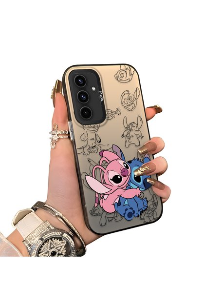 Samsung Galaxy A54 Compatible Silicone Edge Hard Back Anti-Fall Stitch Patterned Case