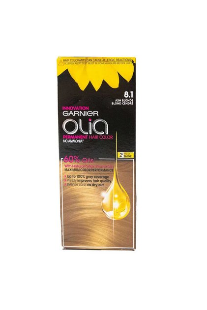 Olia, No Ammonia Permanent Hair Color With 60% Oils, 8.1 Ash Blond