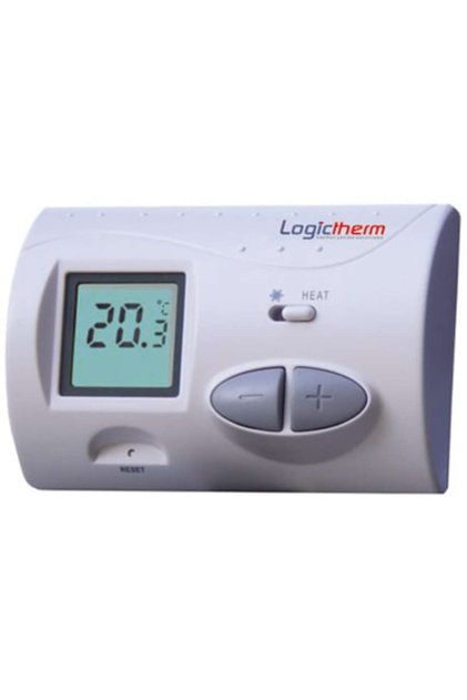 Termostat de ambient cu fir pentru centrala C3, digital, afisaj LCD