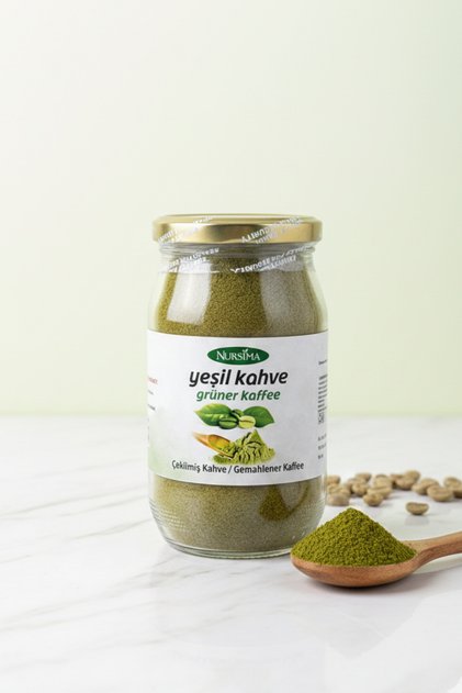 Çekilmiş Yeşil Kahve 140 gr Taze Öğütülmüş