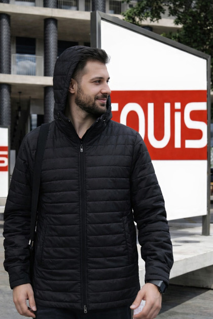 Kaput Slim fit Prošiveno unutra Flis komad unutra Sa džepovima