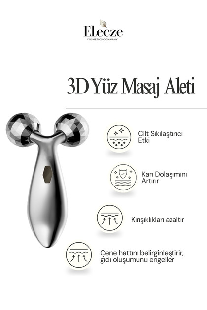 Profesyonel 3D Yüz Masaj Aleti – Toparlayıcı ve Lifting Etkili