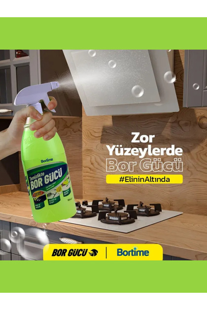 BORLINE Bortime % 100 Yerli Üretim Borgücü Genel Temizlik 1000ml