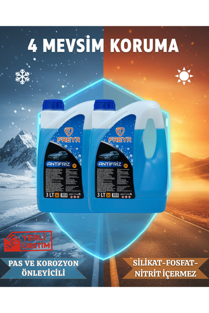 4 Mevsim Süper Mavi Antifriz 3 Lt -42°C 3LT 2 Adet (3LTX2)