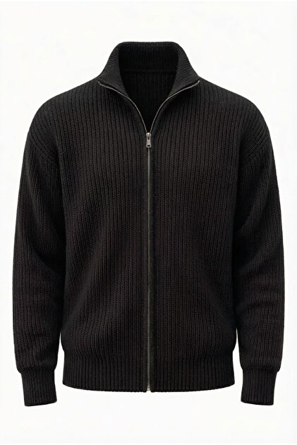 Valiberta Woody Oversize Thessaloniki Knitted Zippered Men's