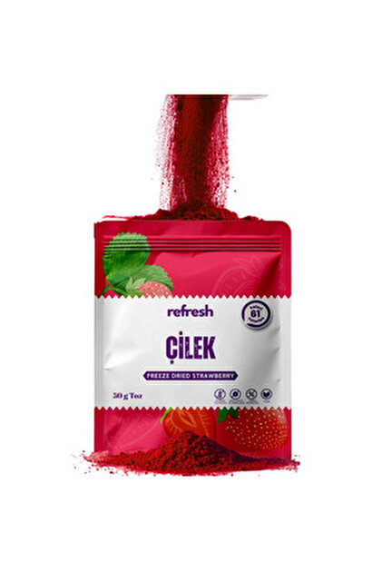 Refresh Chips Refresh Dry Freeze Frambuaz Tozu 50g - Dondurularak