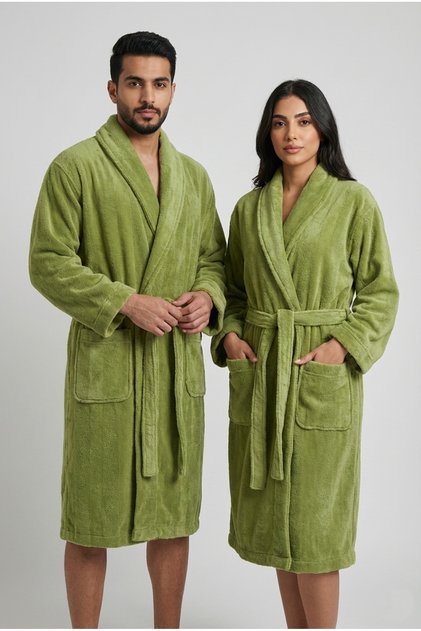 روب حمام للجنسين سوفت عالي الامتصاص للماء , رداء استحمام ناعم على البشرة مناسب للسفر