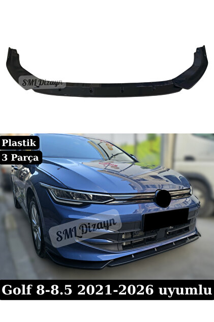 SML Dizayn Golf 8-8.5 Ön Lip Ek Karlık 2021-2026 Plastik 3 Parça