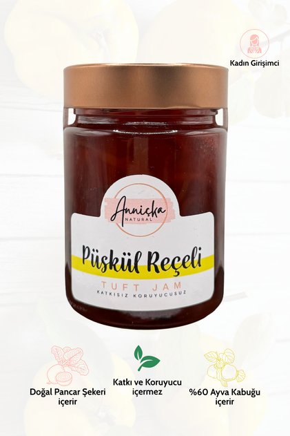 Katkısız Koruyucusuz Ev Yapımı Püskül Reçel 400 gr