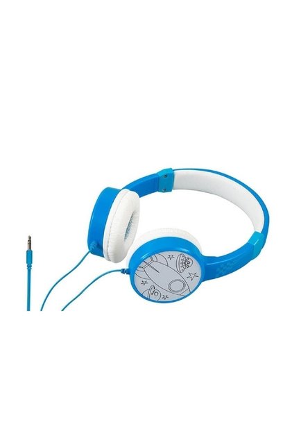 H-31115 3.5mm Aux Mavi Çocuk Kulaklığı