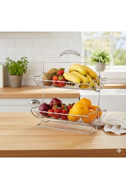 Plates Rack Silver 35x20x46cm