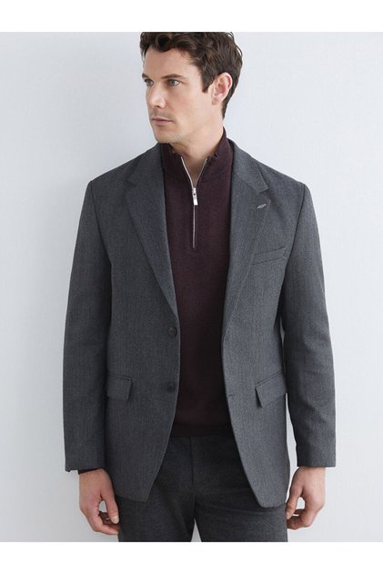 Ozmarka New Season Standard Fit Men's Blazer Jacket