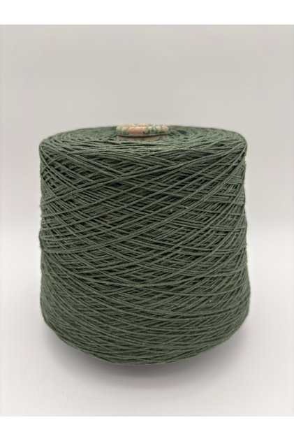 (1 kg) Cotton Hand Knitted Yarn-Motif Blanket Yarn-Motif Bag Yarn-Cotton Yarn-Motif Yarn-Khaki Green