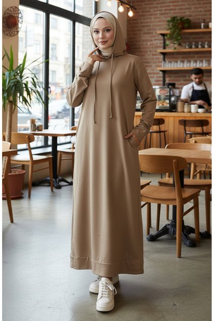 Two-Thread Hooded Sportswear 0190-25 Earth
