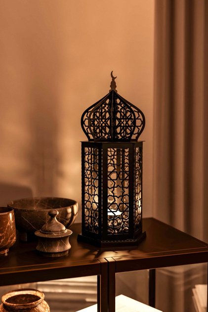Ramadan Kandili Metal Decor - Islamic Art Home Office Decoration