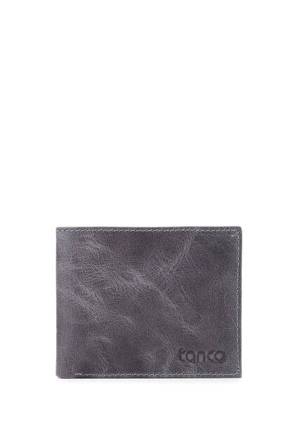 Men's Genuine Leather Gray Wallet