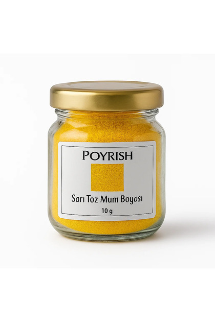 Sarı Toz Mum Boyası 10 Gr TOZMUMBOYASI, one size