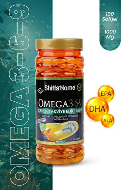 Shiffa Home Omega-3 Balık Yağı Epa Dha 1000 Mg 200 Softjel