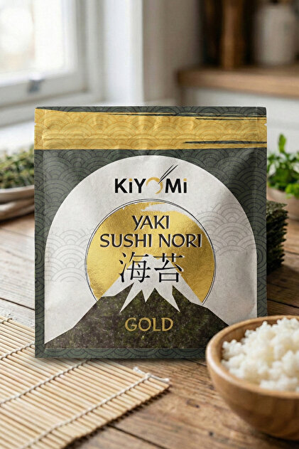 Kiyomi Organik Sushi Nori Suşi Deniz Yosunu - 5 Yaprak - Fiyatı