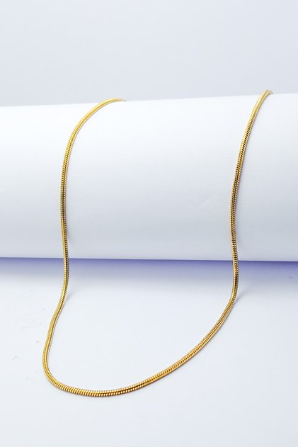 Gold Color Italian Model 316L 45 cm Stainless Steel Chain