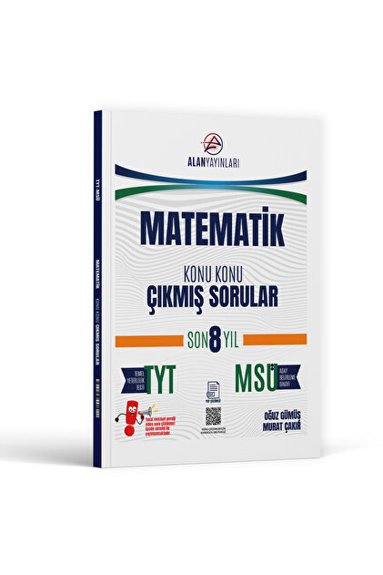 Alan Yayınları TYT MSÜ Matematik Konu Konu Çıkmış Sorular Son 8