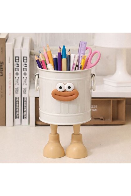 Demonte Funny Desktop Organizer & Pen Holder Diy, Kawaii Office and Room Decor, 15 cm