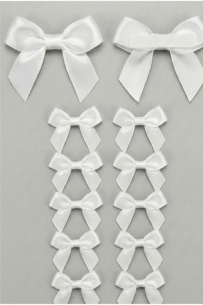 10 Pieces Satin Bow 5.08 cm Self-Adhesive Gift Wrapping Ornament