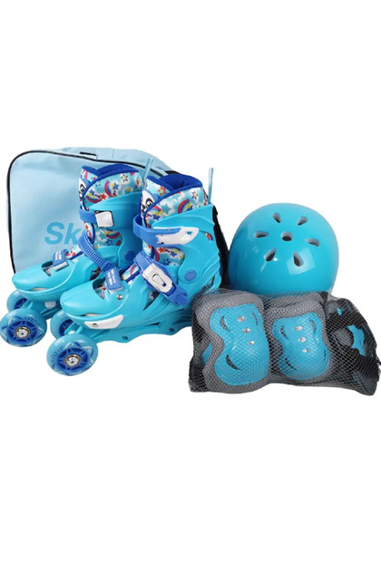 Set Role pentru Copii cu Accesorii de Protecție Design Albastru - 33-36