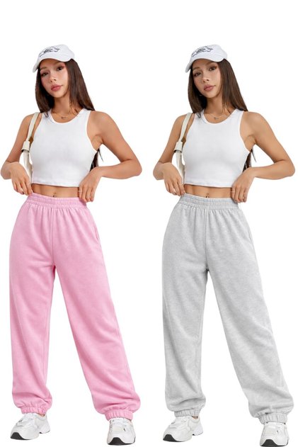 2-dijelni Visok struk zimski Čupkani materijal unisex elastični pantaloni za sport
