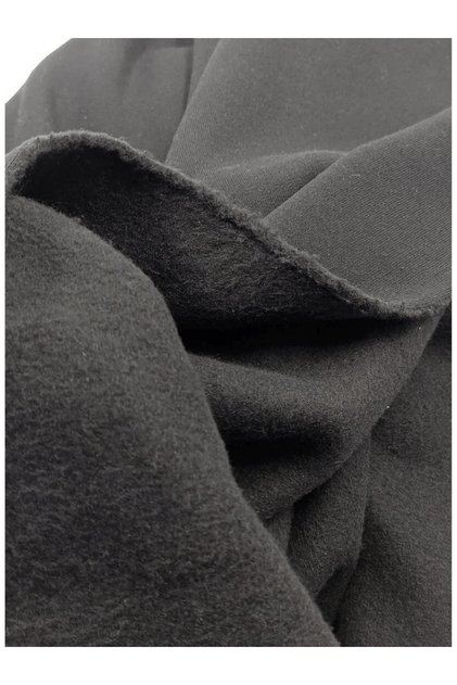 Anthracite Three Thread Sh Fleece-Lined Fabric 60% Cotton 40% Pes 170 cm Width – Sweatshirt & Tracksuit Fabric