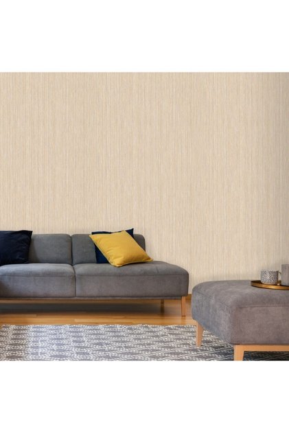 Vintage Sand Design Wallpaper | ROCOCO 1212-2/15, Krem (1.06x15.6 m - 16.5 m² )