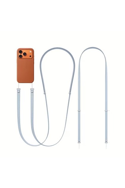 Magnetic Crossbody Strap for iPhone 17/Pro/Max/Air Phone Cases with Dual Lanyard Holes, Adjustable