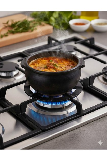 Cast Iron Burner Supporter Black 14cm