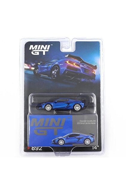MINI GT EX 3台セット 新品 mini gt 1/64 Chevrolet Corvette Z06 2023 Elkhart Lake Blue