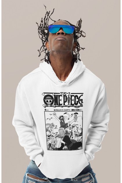 One Piece Monkey D. Luffy Printed Unisex Oversized Anime Character Hoodie