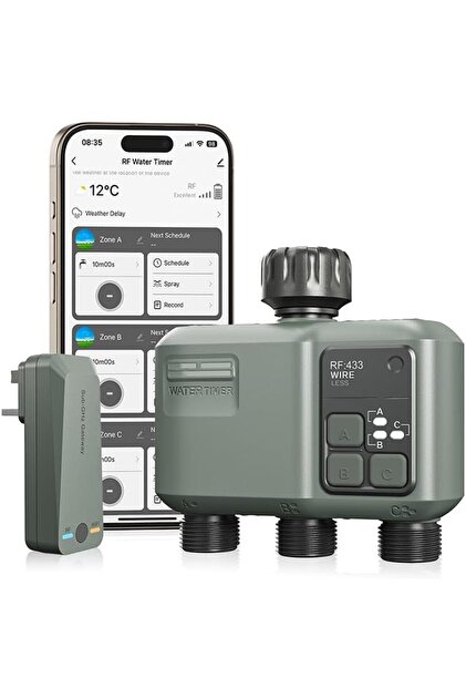 Water Timer WiFi - Multifunctional (3 Outlet)