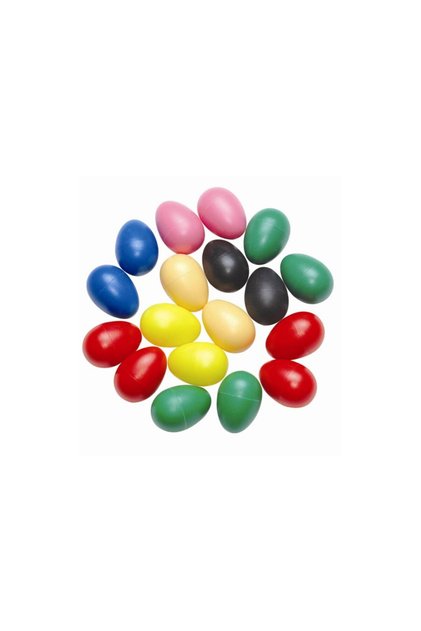 EGG-27/B Floresan Renkli Yumurta Marakas | Keskin ve Belirgin Ritim Sesi Elde Kaymayan Ergo