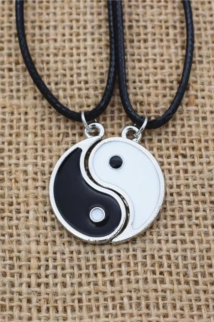 Yin Yang Necklace Balance Chain Necklace Gift for Friend Gift for Lover Necklace