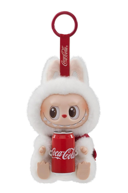 Labubu Doll Keychain for Kids, Colorful Plush Toy Shining Eye, Cute Gift Cartoon Display Figures