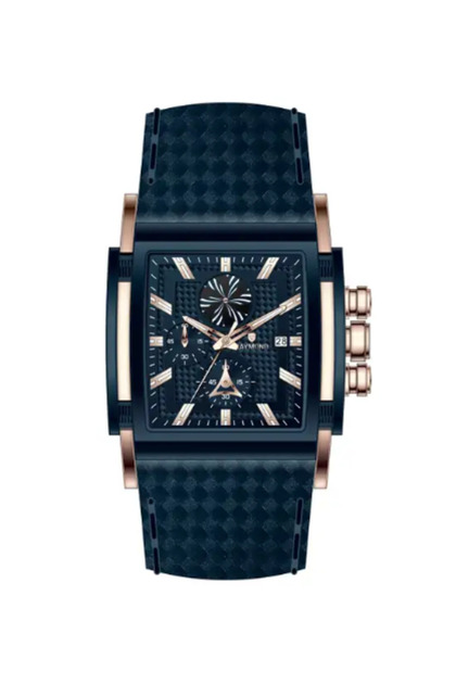 New Limited Edition Rym-8309 Quartz Mechanism Men's Wristwatch - Steel Case - 2 Years Warranty Rg-Bl