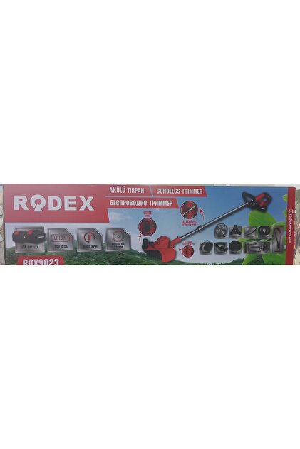 Rodex RDX9023 Akülü Tırpan 20V 8400RPM - Fiyatı, Yorumları
