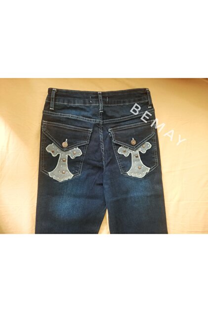Butik101 Y2k fairycore grunge İspanyol Paça Pantolon Jeans